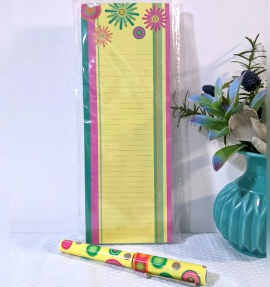 💛 Friends Forever Desk Quote Book Notepads Pens & Giftbag 6 Pc SET